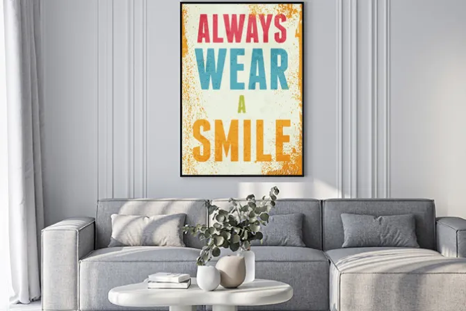 Plakat: Archiwalne ilustracji typografii wektora z grunge skutki. może