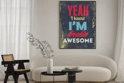 Plakat: Archiwalne ilustracji typografii wektora z grunge skutki. może