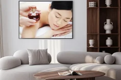 Plakat: Aromatyczny olej do masażu