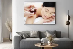 Plakat: Aromatyczny olej do masażu