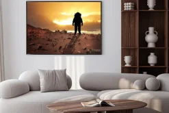 Plakat: Astronauta na marsa