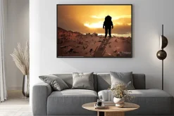 Plakat: Astronauta na marsa