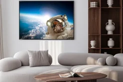 Plakat: Astronauta w kosmosie