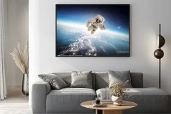 Plakat: Astronauta w kosmosie