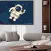 Plakat: Astronauta w przestrzeni kosmicznej