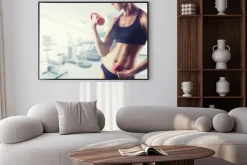 Plakat: Athletic dziewczyna