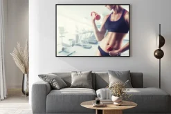 Plakat: Athletic dziewczyna