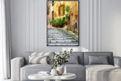 Plakat: Autentyczne średniowieczne wioski włoch - casperia