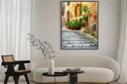 Plakat: Autentyczne średniowieczne wioski włoch - casperia