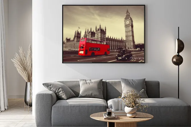 Plakat: Autobusy w londynie