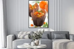 Plakat: Babeczki dyni z rozmarynem i nasiona.