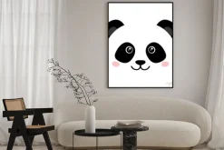 Plakat: Bajkowa twarz pandy