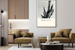 Plakat: Bambus reprodukcja japońskiego malunku hokusai