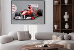 Plakat: Barcelona, hiszpania - 18 lutego 2011: fernando alonso ferrari