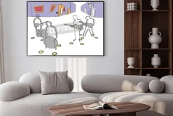 Plakat: Beatlesi w hamburgu kwadratowy obrazu