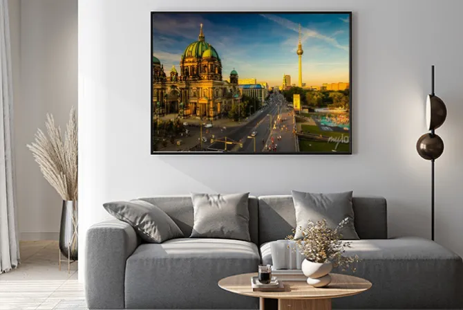 Plakat: Berlin - widok na miasto