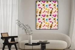 Plakat: Bezszwowe wzór muzyka