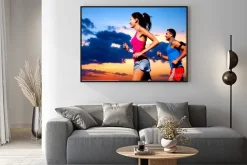 Plakat: Bieganie, outdoor, regulaminem.