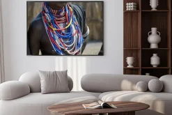 Plakat: Bliska, naszyjniki z plemienia kobiety arbore