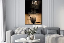 Plakat: Boisko do koszykówki