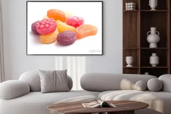 Plakat: Bonbons traditionels sur fond blanc