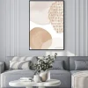 Plakat: Border. blush, pink, ivory, beige watercolor illustration and