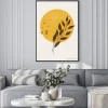 Plakat: Botanical vintage print boho sun moon minimalist wall art abstract