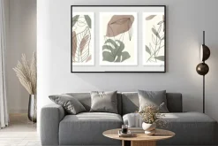 Plakat: Botaniczny line art