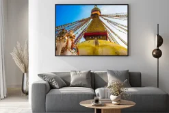 Plakat: Bouddhanath stupa, katmandu, nepal