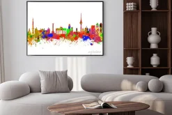 Plakat: Brama brandenburska w berlinie