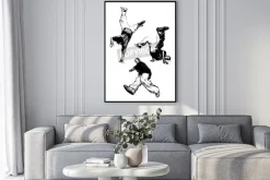 Plakat: Breakdancer trio