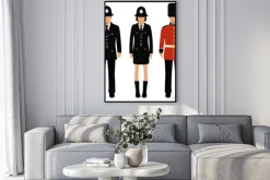 Plakat: Brytyjski strażnik, anglicy, uk policjant