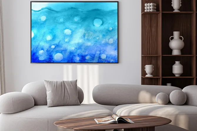 Plakat: Bubles w akwareli