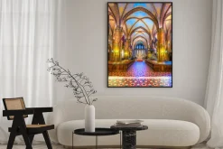 Plakat: Budapeszt, katedra mathias, węgry