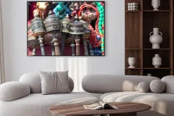 Plakat: Buddyjski modlitwa koła