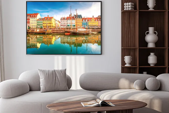 Plakat: Budynki w kopenhadze