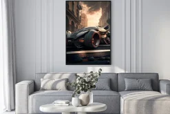 Plakat: Car with lights