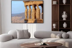 Plakat: Caryatides, akropol w atenach