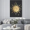 Plakat: Chic golden luxurious retro vintage engraving style. image of
