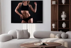 Plakat: Ciało dziewczyna fitness