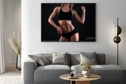 Plakat: Ciało dziewczyna fitness