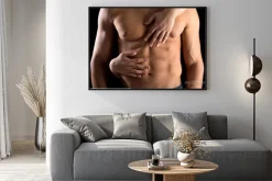 Plakat: Ciało mężczyzny