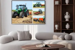 Plakat: Ciągnik collage