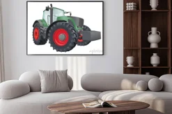 Plakat: Ciągnik wektor