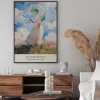 Plakat: Claude monet kobieta z parasolką
