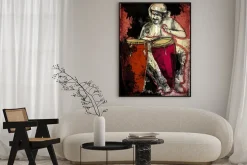 Plakat: Conga gracz - ręcznie rysowane ilustracji