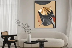 Plakat: Contemporary art collage, modern design. aesthetic of hands.