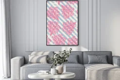 Plakat: Coral szwu wzór