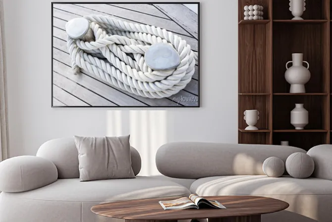 Plakat: Corda legata ad una barca