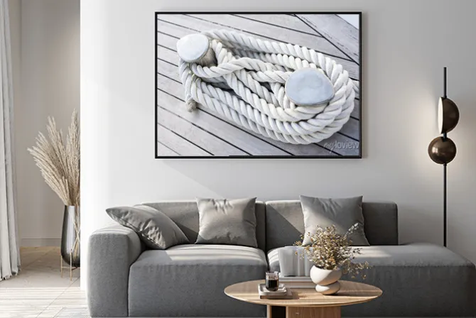 Plakat: Corda legata ad una barca